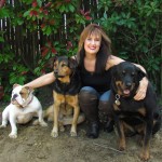 Tawny Weber & dogs 2012