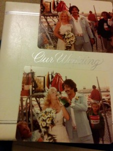 He gave Mom her dream wedding at the racetrack. 